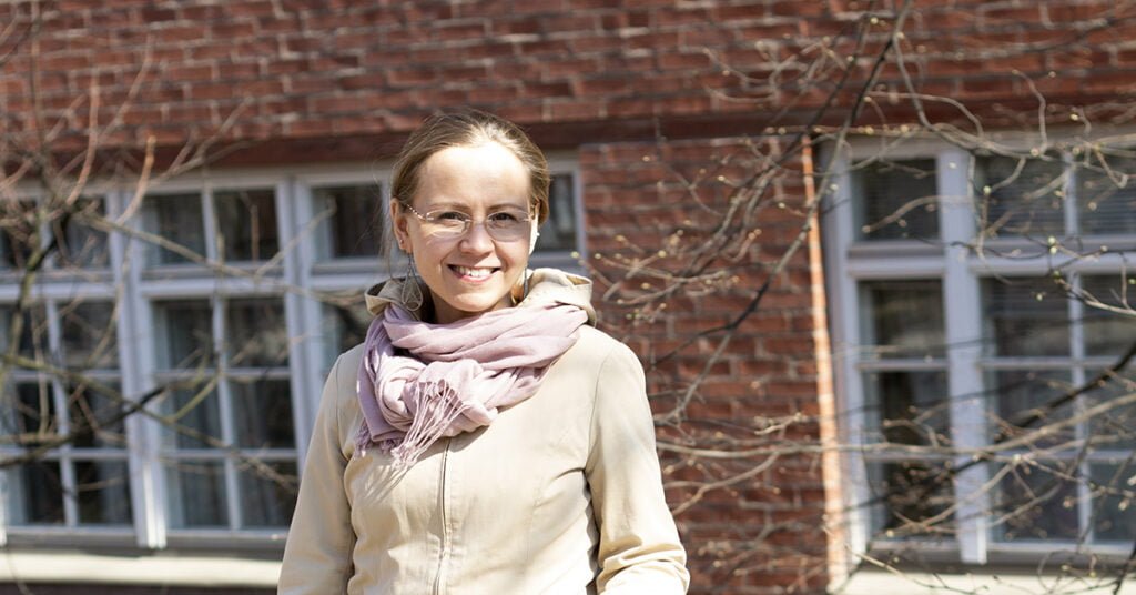 Animalian puheenjohtaja Erja Laakkonen.